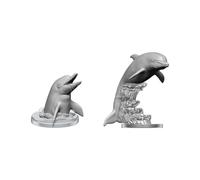 Wizkids Deep Cuts Unpainted Miniature Dolphins Case (6) Wizkids
