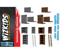 Wizkids Dungeons & Dragons Unpainted Miniatures Archivist Library