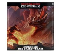 WizKids Icone di D&D dei Reami: Avventura in una scatola - Tana del drago rosso | Miniature di Dungeons and Dragons | Set in scatola | Figura di drago