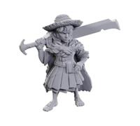 Wizkids - Pathfinder Battles Deep Cuts Miniatures: Female Halfling Magus Low-Level - Wave 23