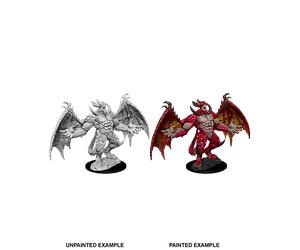 WizKids Pathfinder Deep Cuts Unpainted Miniatures - Pit Devil miniatura 10 cm