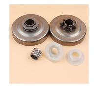 WIZRBOCKU Accessori per Tosaerba Kit Cuscinetto Ruota dentata a Vite Senza fine con Corona del Tamburo della Frizione da .325" 7T Adatto for Motosega 340 345 346XP 350 351 353 445 450 E