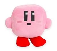 wiztex Kir-by Peluche - Splendidi occhi ricamati Kawaii peluche Kir-by regalo per bambini, per Halloween, Natale e feste di compleanno (Rosa)