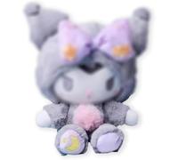 wiztex San-Rio Peluche - 23 cm Simpatico Peluche Anime da Regalare a Bambini e Fan per Natale e Feste di Compleanno (Grey)