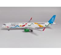 Wizz Aria Airbus A321-231 Ha-Lxj con Supporto 1:200 Scala Inflight200
