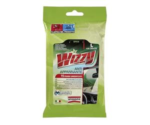 WIZZY Panno Antiappannante Vetri Auto Usa e Getta, 30x20cm | Elimina l'Appannamento del Parabrezza e Ridona Visibilità, 15 Panni Umidificati 30x20cm