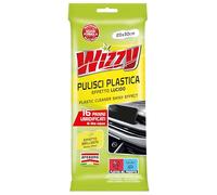 Salviette umidificate Wizzy pulisci plastica effetto lucido per auto 16 pz