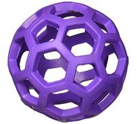 WJ JW Tough By Nature Hol-EE Roller - Giocattolo Puzzle per Cani, 8,9 cm, per Cani di Piccola Taglia