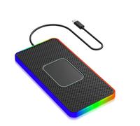 WJDMB Tappetino Ricarica Wireless Auto per Audi A1 A2 A3 A4 A5 A6 A7 A8, Antiscivolo Tappetino Ricarica Wireless Auto Caricatore Type-C/USB 30cm Cable,A 30cm Type-C Plug Cable