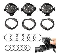 Wjelet 3 supporti per computer da bicicletta per Garmin, supporto a quarto di giro, compatibile con Edge 200/500/510/520/530/800/810/1000, Bryton, XOSS, iGPSPORT iGS50 iGS618, Garmin supporto per
