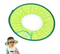 Wjelet Cuffia da doccia, scudo per lavare i capelli del bambino, cuffia da doccia per bambini, scudo per shampoo per bambini e bambini, per lavare i capelli con frutta verde