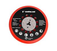 Wjelet Piatto abrasivo 150 mm con gancio e loop compatibile con Bosch GET 75-150, GEX 34-150, GEX 40-150, piastra di supporto per levigatrice orbitale, 72 fori di ricambio, alta qualità per levigatura