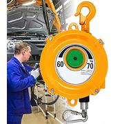 WJFLUCK Bilanciatore a molla retrattile, regolabile con gancio e fune metallica da 1,5 m, bilanciatore a torre per linea di montaggio e pavimenti di fabbrica, 600 kg