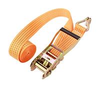 WJFLUCK Cravatta a cricchetto, Cinghie di Ancoraggio a cricchetto per carichi Pesanti, Cinghie di Ancoraggio - 5 cm di Larghezza - 20 Piedi - Tirando 5 tonnellate-Cinghie di Ancoraggio a cricchetto