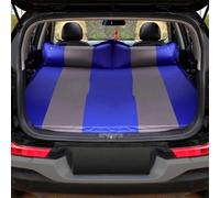 WJFLUCK Materasso ad Aria per Auto Compatibile per Golf 4 Hatchback Lettino da Viaggio Ciposo Campeggio Escursionismo Letto ad Aria per Auto 132 cm * 190 cm Letto per Auto Gonfiabile Automatico(Blu)