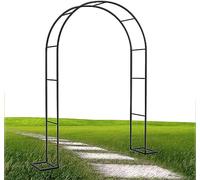 WJFTODAY Arco Pergolato da Giardino Telaio in Acciaio Arco in Metallo Resistente alle Intpicanti, Pergola A Traliccio Autoportante 1.2M 1.4M 1.8M 2.4M 3M 3.5M Ampio Arco da Giardino,Verde,W1.8M*H2.2M