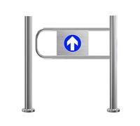 WJFTODAY Cancello d'ingresso Automatico a Molla Regolabile da 50,8 a 99,1 cm, Porta unidiunidirezionale per Biblioteca, Negozio, Centro Commerciale - Dispositivo di Controllo accessi Lato Destro