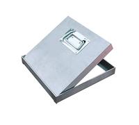 WJFTODAY Chiusini in Acciaio Inossidabile 304 con Telaio, coperture di ispezione a Filo p Filo per Fosse settiche, coperture di Accesso per impieghi gravosi per parcheggi, autostrade e scuole (31,5")