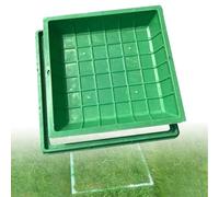 WJFTODAY Chiusino in Resina composita, Coperchio di Scarico Quadrato per Prato ed esternirni, Facile Installazione 70 cm/27,6 Pollici e Resistente alle intemperie, Ideale per L'Accesso alla fognatura