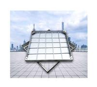 WJFTODAY Coperchio Decorativo Quadrato per tombino, Coperchio di Accesso alle fognature pghi gravosi, Coperchio di ispezione Invisibile per Uso Interno ed Esterno (5 cm, 70x70 cm / 27,6x27,6 Pollici)