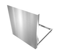 WJFTODAY Coperture per pozzetti di finestre per scantinati Altamente sigillate, botola PE di Accesso al Tetto per Teste di pozzo, Cantina, tombino, Porta di ispezione (LxW 95x50 cm/37,4x19,7 Pollici)