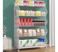 WJFTODAY Espositore per Snack da banco, espositore da Cucina per supermercati, Dolci, Pate, Bevande, generi Alimentari, scaffale per Frutta e Verdura (Colore: H140CM/55IN, Dimensioni: L120cm(47.2in))