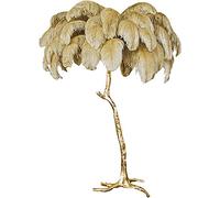WJFTODAY Lampada da Terra, Lampada da Terra, Lampada da Lettura, Moderna Lampada da terracasa con Decoro Nordico, Lampada ad Albero per Villa, casa, Illuminazione da Terra per Hotel, H:2M, (Cammello)