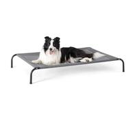 WJFTODAY Nido per Cani rialzato Nero Letto per Cani da Compagnia Letto per Cani da Compagni da Compagnia con Struttura in Filo Staccabile Letto per Cani da Compagnia (Grigio, 34,3 * 21,8 * 8 Pollici)