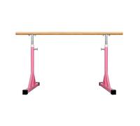 WJFTODAY Sbarra da Balletto, Bastone da Ballo Regolabile, Barra da Ballo Indipendente peralletto, palo per Esercizi Regolabile per Uso Domestico, Professionale, Rimovibile, Danza di Base, Rosa, 1,5 m