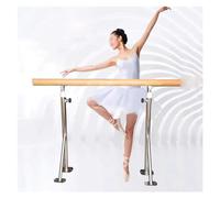 WJFTODAY Sbarra da Balletto Portatile autoportante, Altezza Regolabile, 80-120 cm, Asta e-120 cm, Asta Elastica, Attrezzatura da Balletto Mobile per Palestra, Studio di danza/nero/100 cm, nero-150 cm
