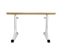 WJFTODAY Sbarra da Balletto Portatile, Regolabile in Altezza, Antiscivolo, autoportante, in Altezza, Antiscivolo, autoportante, in Legno, Resistente, per Stretching, per Danza a casa, Bianca, 100 cm