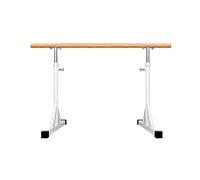 WJFTODAY Sbarra da Balletto Professionale in Legno per Danza Classica, Regolabile, per esfessionale in Legno per Danza Classica, Regolabile, per Esercizi di Fitness, Stretching, per casa, Bianca, 1 m