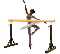 WJFTODAY Sbarra da Danza Leggera autoportante da 31,5-47,2 Pollici Regolabile con Base annte da 31,5-47,2 Pollici Regolabile con Base Antiscivolo per Sala da Ballo Pilates, Nera - 250 cm/98,4 Pollici