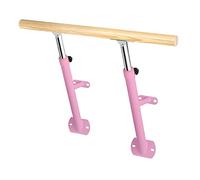 WJFTODAY Sbarra per Balletto, Bastone da Ballo Regolabile, Bastone da Ballo in Legno da pfessionali sollevabili, Supporto per treppiede per Barra da Balletto Verticale per impieghi gravosi, Rosa, 1 m