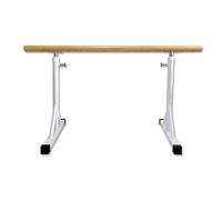 WJFTODAY Sbarra per Balletto, Bastone da Ballo Regolabile, Sbarra per Balletto autoportannte, palo per Stretching da Ballo Mobile Resistente per Adulti e Bambini, Portatile, Regolabile, Bianco, 1,5 m