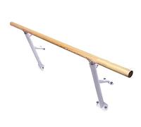 WJFTODAY Sbarra per Danza Classica, Sbarra per Danza Classica Fissa a Parete, monostrato,a, Sbarra per Danza Classica Fissa a Parete, monostrato, Ben bilanciata per Danza, Esercizi, UE (Bianco 1,5 m)