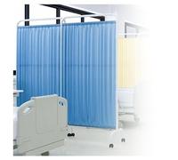 WJFTODAY Schermo per la Privacy Medica Mobile, divisorio Pieghevole per Adulti, divisorioalto 6 Piedi, Recinzione temporanea per Clinica/paziente/Sala Visite, salvaspazio (Azzurro Chiaro, 4 Pannelli)