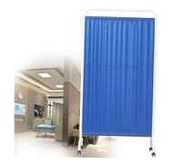 WJFTODAY Schermo per la Privacy Medica Mobile, divisorio Pieghevole per Adulti, divisorioanza Alto 6 Piedi, Recinzione temporanea per Clinica/paziente/Sala Visite, salvaspazio (Blu Scuro, 6 Pannelli)