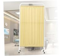 WJFTODAY Schermo per la Privacy Medica Mobile, divisorio Pieghevole per Adulti, divisorior Stanza Alto 6 Piedi, Recinzione temporanea per Clinica/paziente/Sala Visite, salvaspazio (Beige, 1 Pannello)
