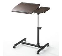 WJFTODAY Scrivania da disegno, tavolo con ruote, carrello per laptop o seduta, inclinazioeduta, inclinazione regolabile, comodino sopra il letto con ruote, altezza superiore e si adatta sopra i letti