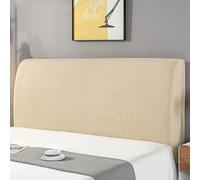 WJHDWYD Copertura per Testiera per Letto, Antipolvere Lavabile Sfoderabile Copertura della Testiera Singolo/Una Piazza e Mezz, per la Decorazione del Letto(Beige,1.2m(110-140cm))