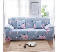WJHDWYD Copridivani Elastici 1/2/3/4 Posti, Stampa Fiori 3D Super Morbido Elasticizzato Fodera per Divano Antiscivolo Copridivani Universale Copertura Divano(B3,3 posti)