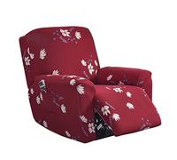 WJHDWYD Copridivano reclinabile Copridivano elasticizzato for poltrona da riposo Copridivano elasticizzato da 4 pezzi for poltrona reclinabile, poltrona massaggiante(A8)