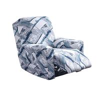 WJHDWYD Copridivano reclinabile Copridivano elasticizzato for poltrona lounge Copridivano elasticizzato da 4 pezzi for poltrona reclinabile, poltrona massaggiante(Nube)