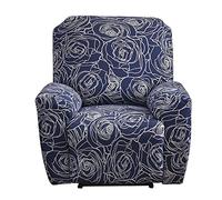 WJHDWYD Copridivano reclinabile Copridivano elasticizzato for poltrona lounge Copridivano elasticizzato da 4 pezzi for poltrona reclinabile, poltrona massaggiante(Cita)
