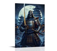 WJHJZQYY Poster con samurai "I Really Think The Design Really Sucks from My Desktop", decorazione da parete moderna, poster artistico da appendere, 30 x 45 cm
