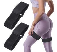 WJIAAA Fasce per l'occlusione per glutei da donna, 2 pezzi, comode fasce elastiche per allenamenti veloci per sollevare il sedere, squat, coscia, fitness building