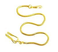 WJIAYAO catena per orologio da tasca Catene in lega a forma di serpente creative for porta orologi da tasca pendenti(Gold)