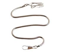 WJIAYAO catena per orologio da tasca Catene in lega a forma di serpente creative for porta orologi da tasca pendenti(Silver)
