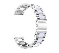 WJIAYAO Cinturino in Metallo Cinturino for orologio in metallo Cinturini for orologi in acciaio inossidabile a sgancio rapido 20mm 22mm for bracciale in(Silver White 10,40mm)